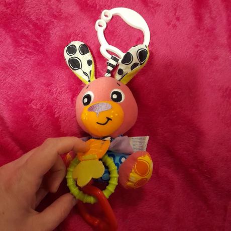 Zajíček pro miminka oranžový, 