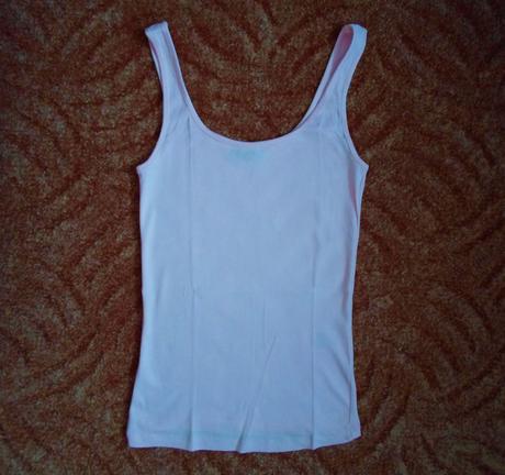 Růžové tričko tílko top, terranova,m