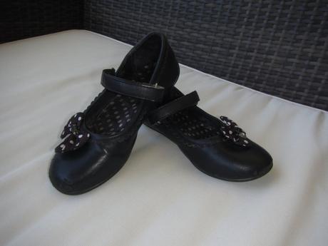 Černé balerínky  s mašličkou, 28,nelli blu, nelli blu,28