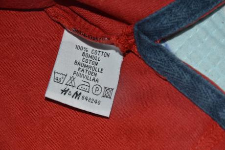 116 silnější bavlněné triko s límečkem, h&m,116