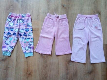 3 x tepláky, vel 86/92, 92