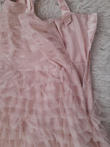 Růžové šaty next 14 let, next,164