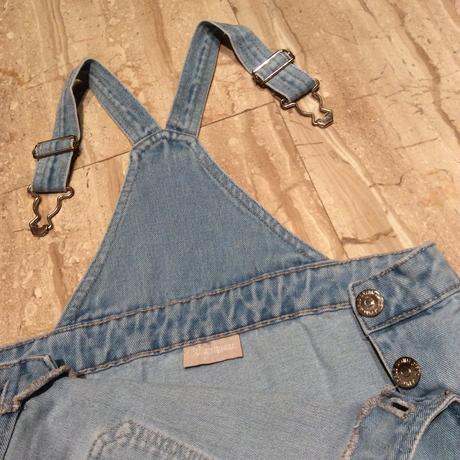 Riflová šatovka/sukně s laclem, matalan,116