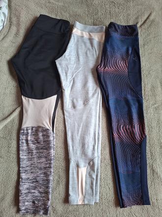 3 x leginy, decathlon,164