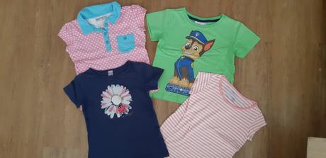 Trička s kr. rukávem vel. 104, 104