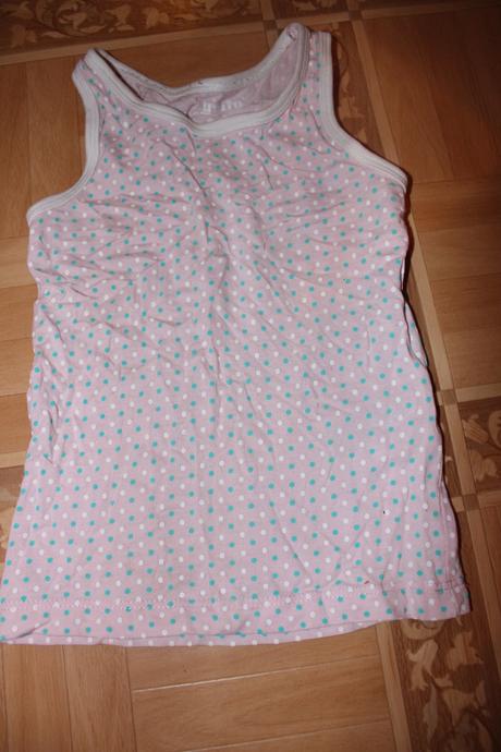 Dívčí tílko puntíky vel. 80 - 86, lupilu,80