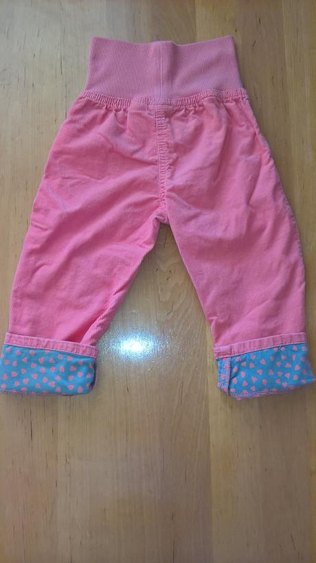 Jarní/podzimní manžestrové kalhoty, lupilu,86