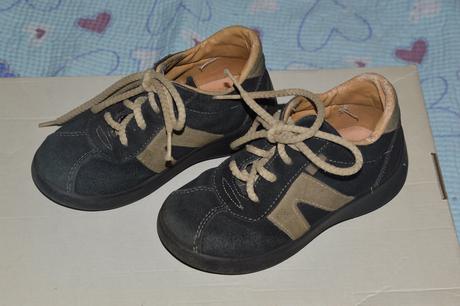 Celoroční semišové boty, kožené, 28