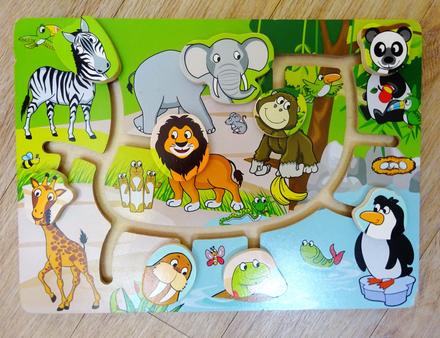 Dřevěná vkládačka, 