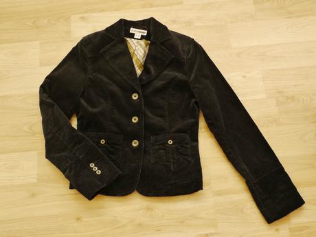 Cerne manzestrove sako vel. 34 flash lights, s