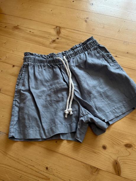 Lněné kraťasy, h&m,s