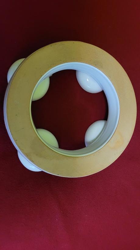 Keramický svícen a závěs se sněhuláky, 