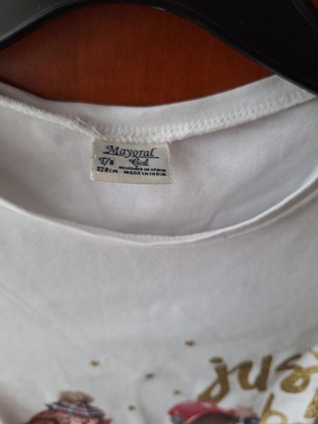 Tričko dlouhý rukáv kolo  vel. 128, mayoral,128