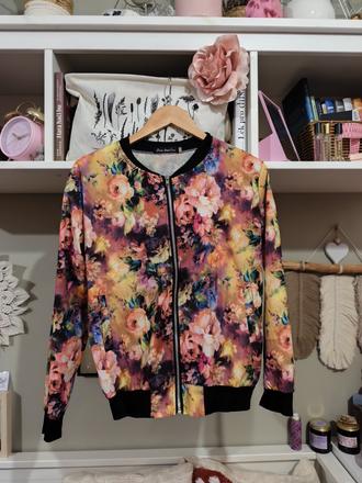 Kytičková jarní bunda bomber bombr, 164