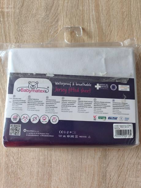 Dětské prodyšné nepromokavé prostěradlo, šířka (cm): 60,délka (cm): 120