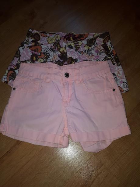 2x šortky, kraťasy, denim co,134