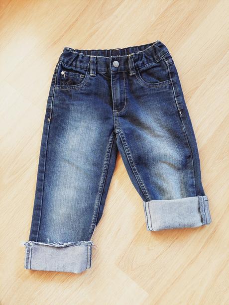 Džínové šortky kraťasy zn. c&a, modré, vel. 110, c&a,110