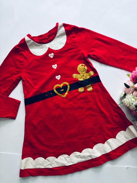 D79/ vánoční tunika santy - v.3/4 roky zn., 104