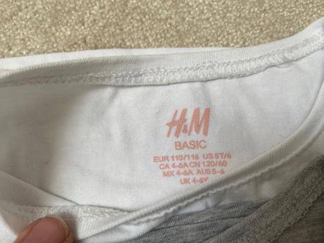 Trička h&m, h&m,110