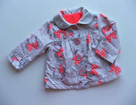 M220 kabátek / větrovka s minií vel. 68, disney,68