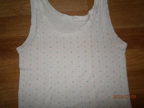 Nátělník,košilka,tílko se srdíčky,retro,vel.122/12, 122