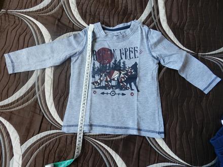 Triko dlouhý rukáv vlk, lupilu,92