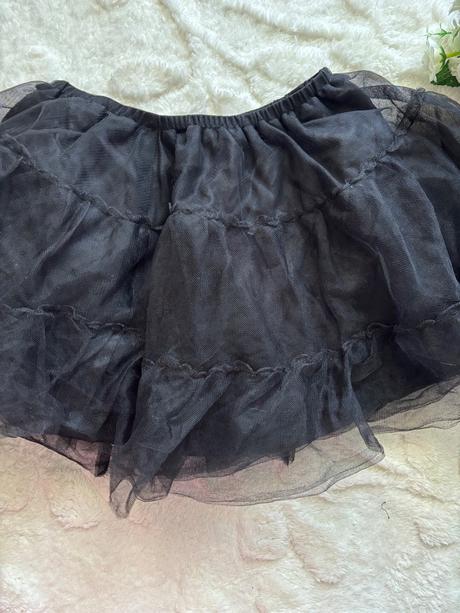 K1/ sukně černá tylová - v.cca 6/8 let, 122
