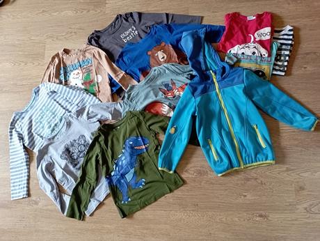 Sada triček hm a happy kids by tchibo vel. 110/116, h&m,110