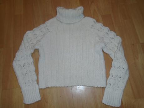 Rolák svetr kroptop vel s s vlnou, s