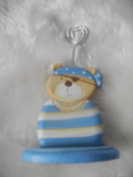 Stojan na tužky a na fotku medvěd, 