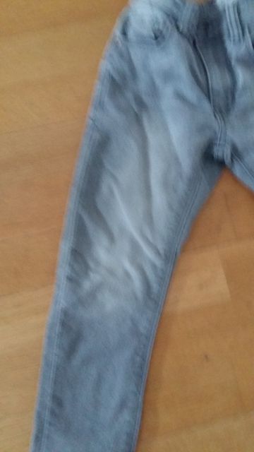 Šedé rifle pružné skinny, next,104