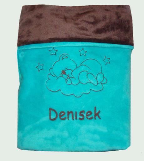 Deka s výšivkou na přání - více barev, 