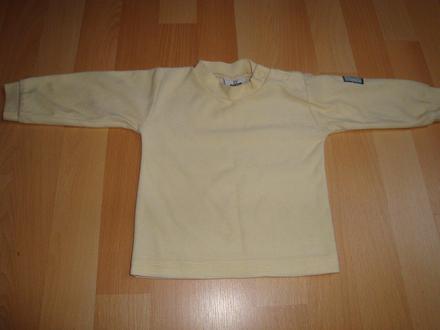 Triko s dlouhým rukávem - žluté, vel. 68, 68