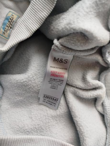 Mikina zn. marks & spencer vel.122, marks & spencer,122