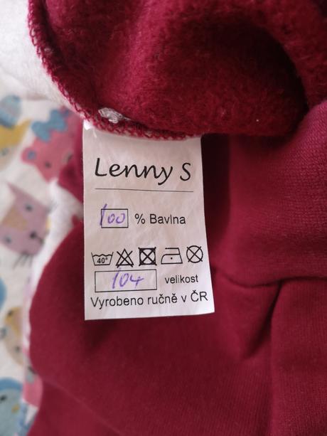 Mikina se zvířátky v.104, 104