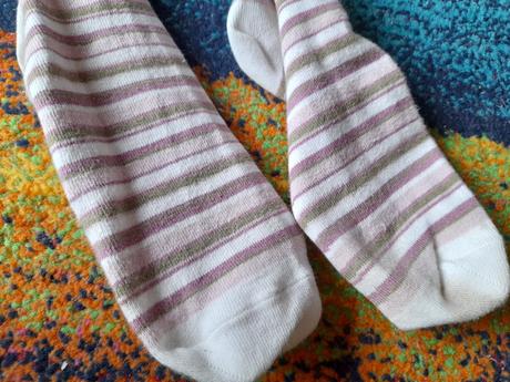 Punčocháče pruhované na holku vel 140, 140