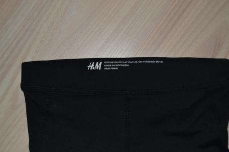 Sportovní legíny, h&m,104
