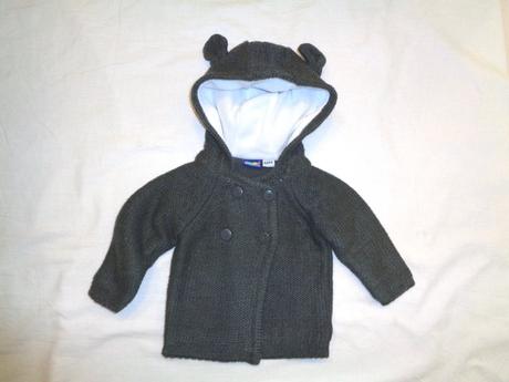 Teploučký šedý podšitý svetr 62/68, lupilu,62