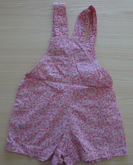 Květované kraťasy s laclem, vel. 86, h&m,86