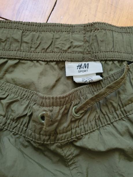 Lehké šusťakové kalhoty s odepínacími nohavicemi, h&m,170