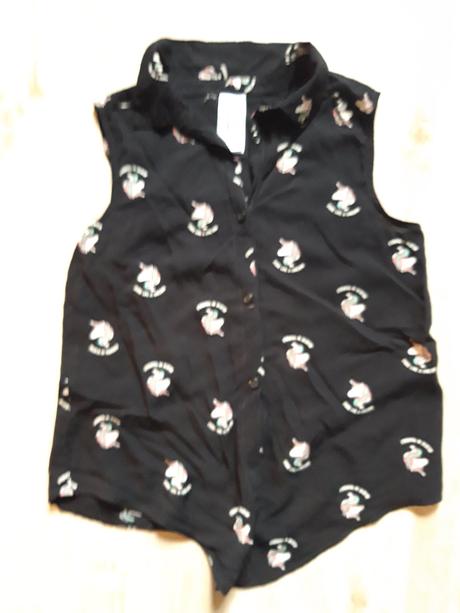 Halenka košile s unicorny 134/140, c&a,134