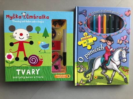 Myška čmáralka tvary+vybarvi vlastní puzzle puzzle, 