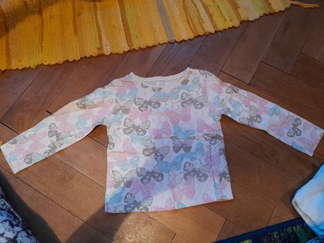 Tričko s motýlky barevné, vel. 92, 92