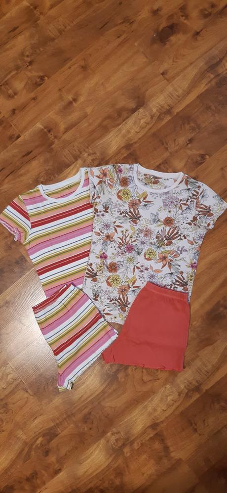 2 pack dívčí krátká dvoudílná pyžama next 146, next,146