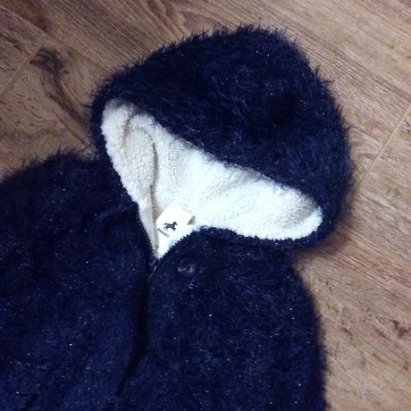 Hodně teplý zimní svetr s kožíškem, palomino,110