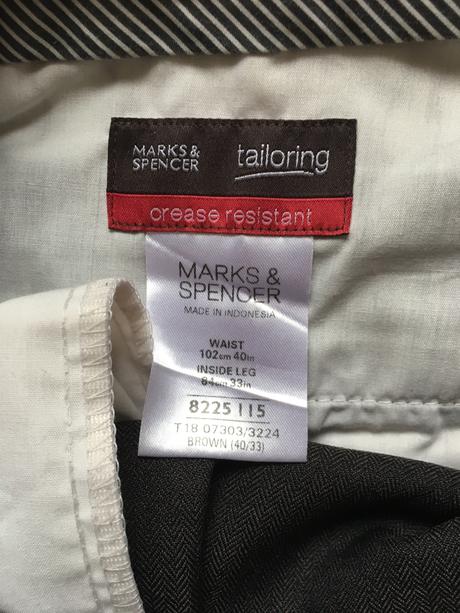 Pánské společenské kalhoty vel. l 40 / 33, marks & spencer,l