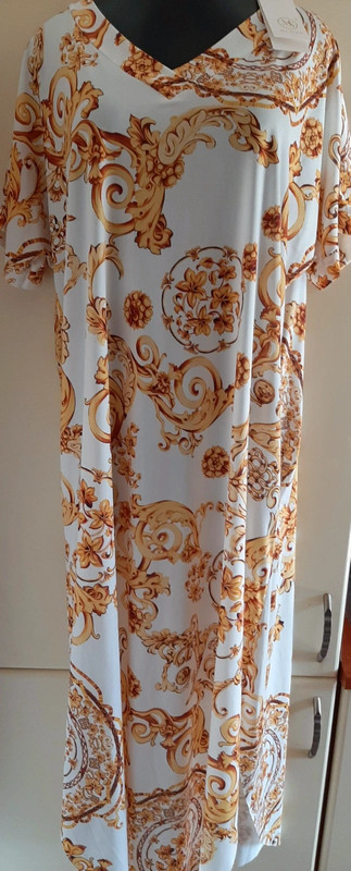 Nové dlouhé letní šaty vel. uni, 