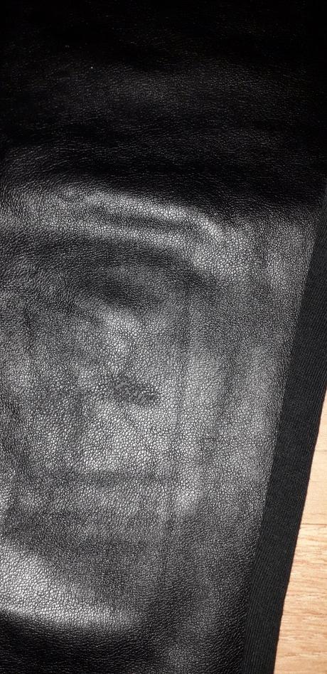 Čierne koženkové nohavice north pole, 128