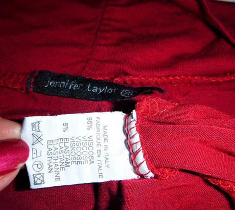 Červený cardigan - vel.m-max.l, m