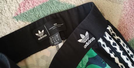 Krásné bavlněné legíny adidas barevné vel.s, adidas,s